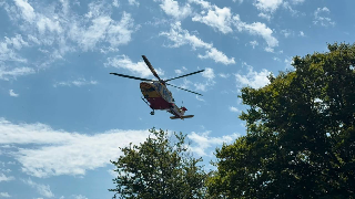 Ciclista ferito a Forca Canapine, soccorso con l’elicottero e trasferito a Torrette